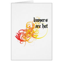 Lawyers Are Hot Card