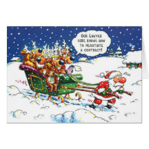 Lawyers Christmas Greeting Cards