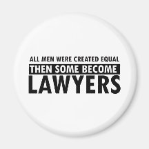 Lawyers designs refrigerator magnets