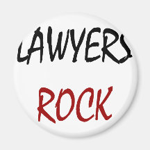 Lawyers Rock Refrigerator Magnet