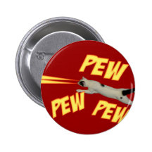 Lazer Laser Cats Funny Pin