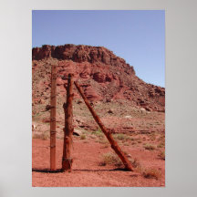 Lazy Fence Print