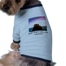Lazy Seal Doggy Clothes Pet T Shirt