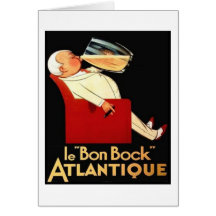 le Bon Bock Atlantique Greeting Card