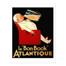 le Bon Bock Atlantique Post Card