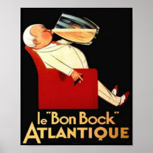 le Bon Bock Atlantique Print
