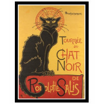 LE CHAT NOIR PRINT T-SHIRTS