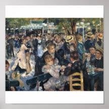 Le Moulin de la Galette by Renoir Poster
