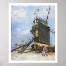 Le Moulin de la Galette by Vincent van Gogh Posters