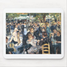 Le Moulin de la Galette Montmarte Paris Mousepad