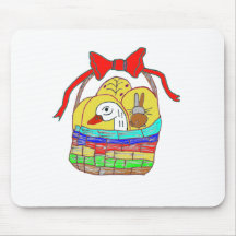 LE PANIER DE PAQUES1.png Tapis De Souris