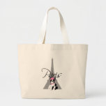 Le petit chien à Paris Canvas Bags