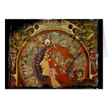 Le Plume Portrait Card