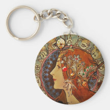 Le Plume Portrait Key Chains