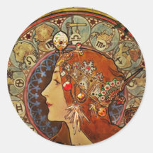 Le Plume Portrait Sticker