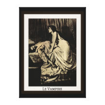 Le Vampire by Burne-Jones Stretched Canvas Print