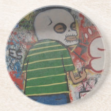Le visage cach� - dessous de verres