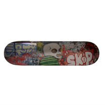 Le visage cach� - skateboards personnalisés