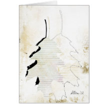 leaf greeting card
