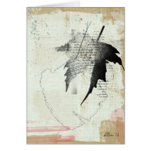 leaf greeting card
