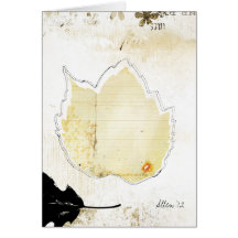 leaf greeting card