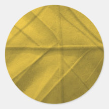 Leafs Round Stickers
