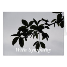 Leafy Silhouette Card
