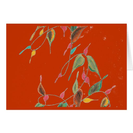Leafy Vine Greeting Cards