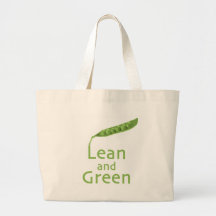 Lean and Green Tote Bags