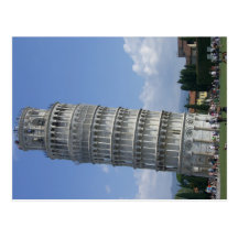Leaning Tower of Pisa Postcard