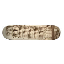 Leaning Tower of Pisa Skate Board Deck