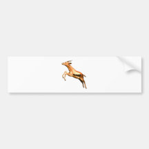 Leaping Gazelle Bumper Stickers