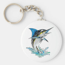 Leaping Marlin Keychains