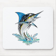 Leaping Marlin Mouse Pads