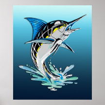 Leaping Marlin Posters