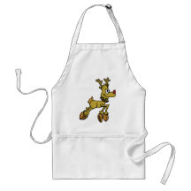 Leaping Rudolph Apron