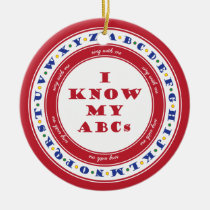 Learn the Alphabet Ornament ornaments