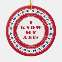 Learn the Alphabet Ornament