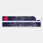 LEATHER PRIDEFLAG BAR BUMPER STICKER