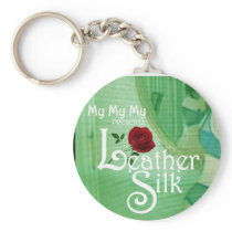 Leather Silk Cover keychains