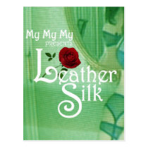 Leather Silk Cover postcards