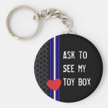 Leather Toybox Keychain