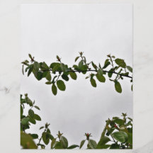 Leaves against cloudy sky custom flyer