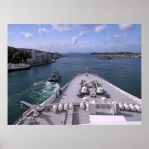 Leaving Bergen, Norway Print