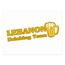 Lebanon Drinking Team Postcards