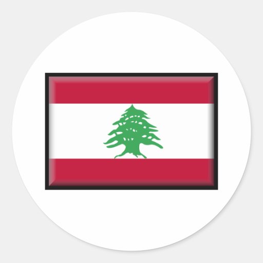 Lebanon Flag Sticker
