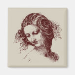 Leda Refrigerator Magnet