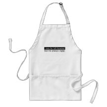 Left-handed people apron