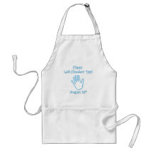 Left-hander's Day Aprons