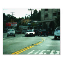 Left Turn Car Photo Art